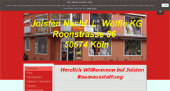 Desktop Screenshot of joisten-koeln.com